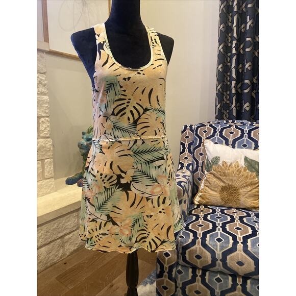 Obey Propaganda Women Palm Print Tank Casual Dress With Pockets. Size XS New - Picture 1 of 6